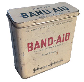 50s Band-Aid Tin