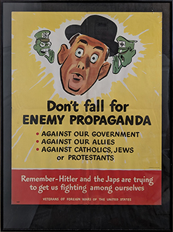 WWII Enemy Propaganda Poster
