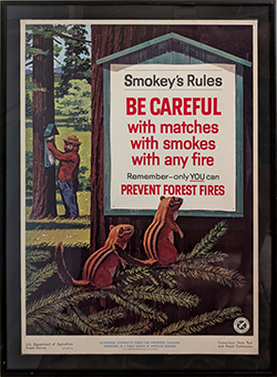 80s Smokey Rules Poster